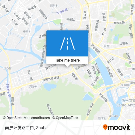 南屏环屏路二街 map