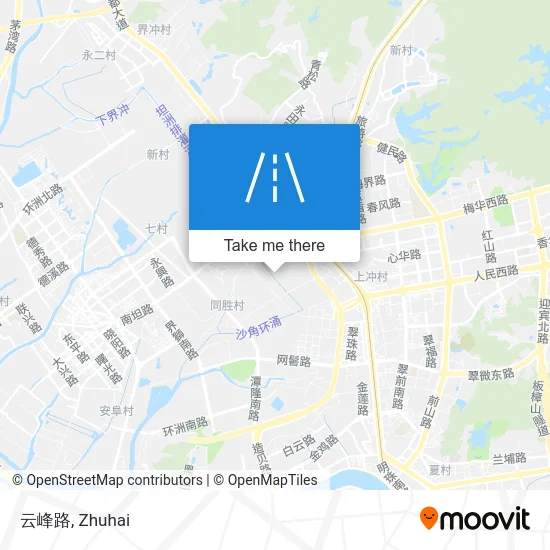 云峰路 map