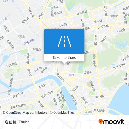 逸仙路 map