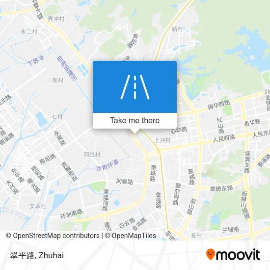 翠平路 map