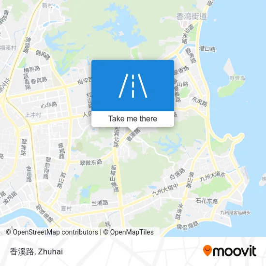 香溪路 map