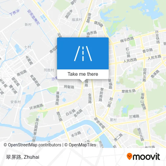 翠屏路 map