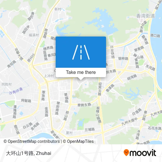 大环山1号路 map