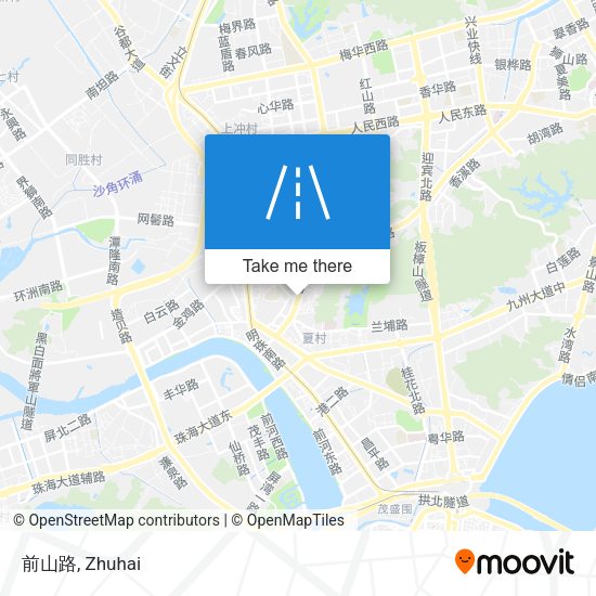 前山路 map
