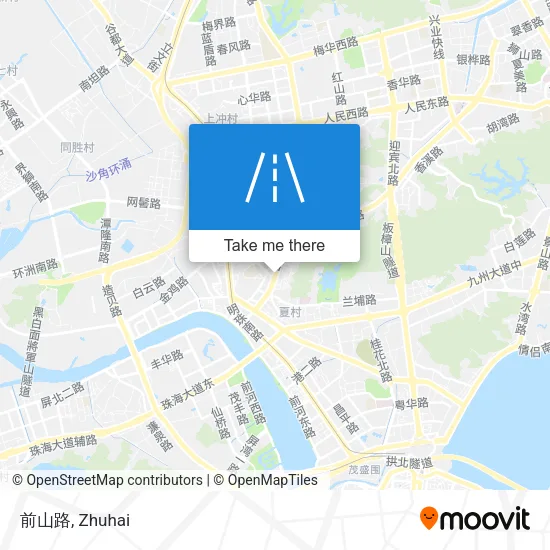 前山路 map