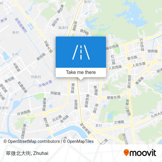 翠微北大街 map