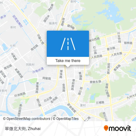 翠微北大街 map