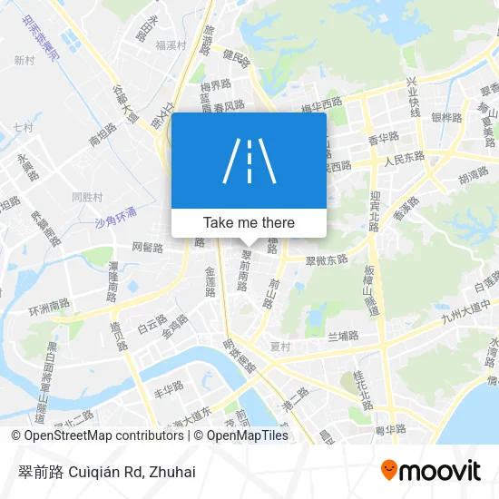 翠前路 Cuìqián Rd map