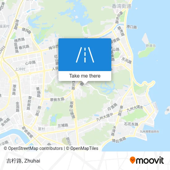 吉柠路 map