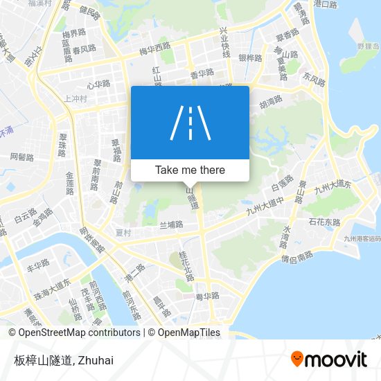 板樟山隧道 map