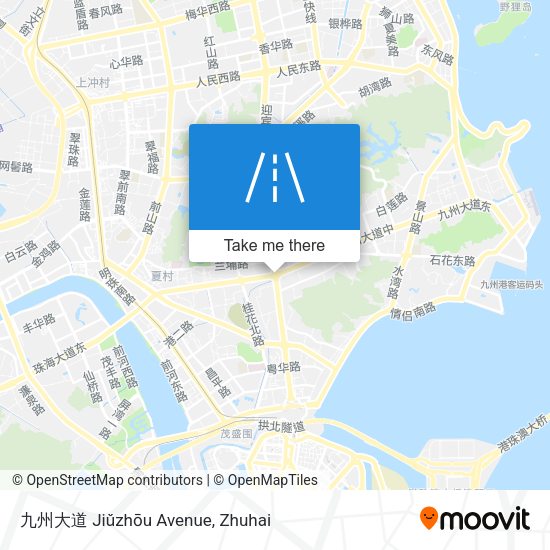 九州大道 Jiǔzhōu Avenue map
