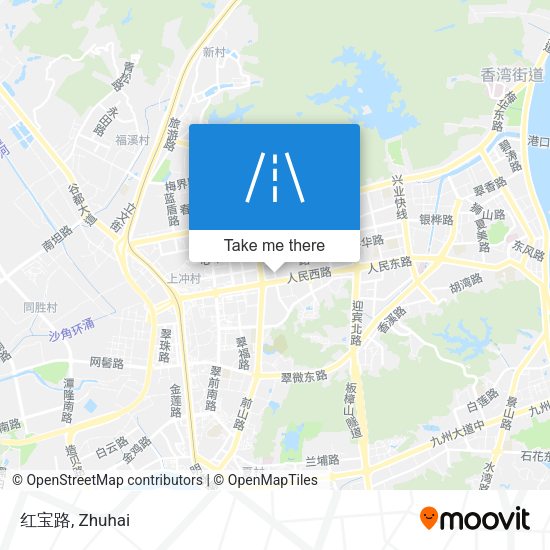 红宝路 map