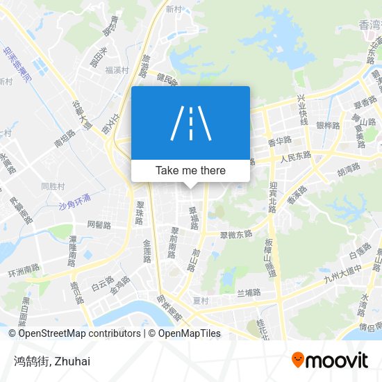 鸿鹄街 map