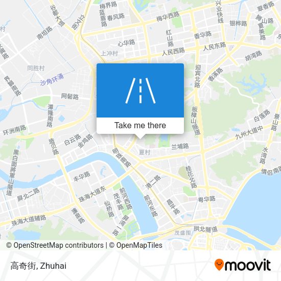 高奇街 map