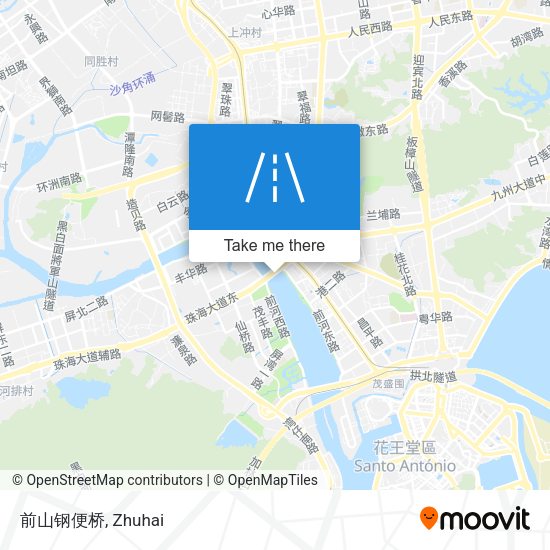 前山钢便桥 map