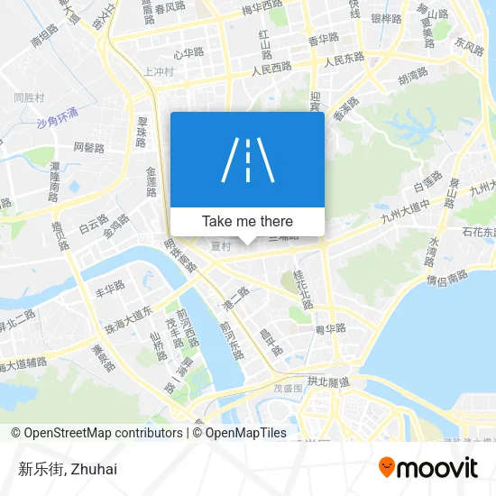 新乐街 map