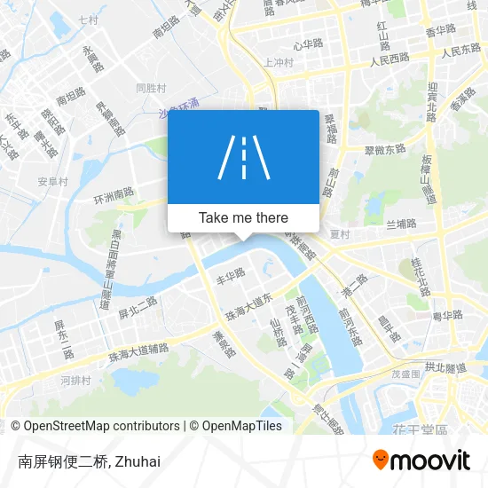 南屏钢便二桥 map