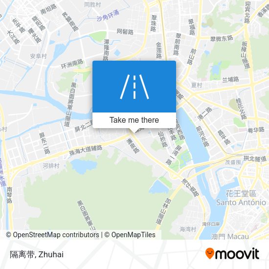 隔离带 map