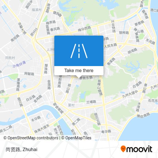 尚贤路 map