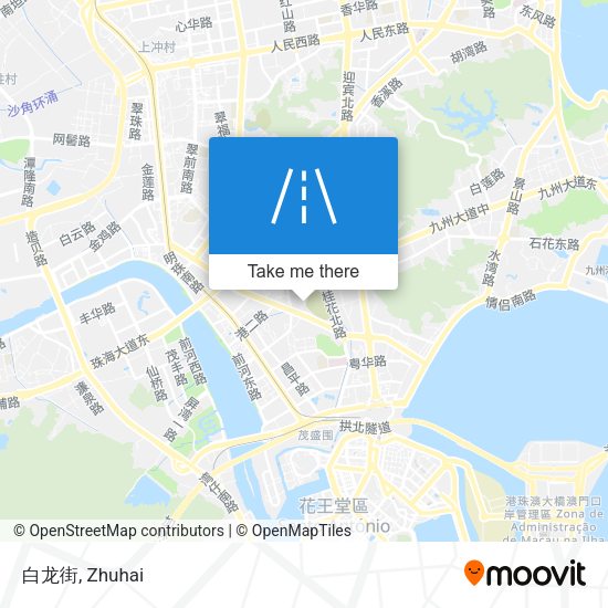 白龙街 map
