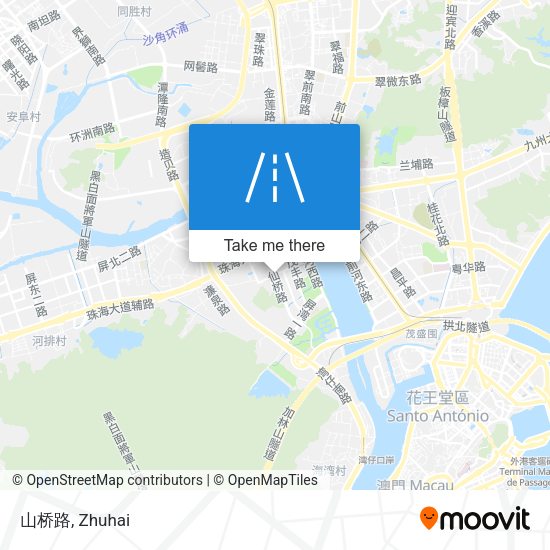 山桥路 map