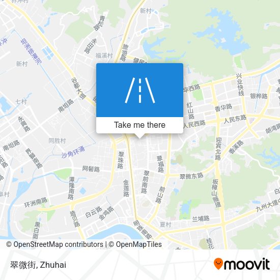 翠微街 map