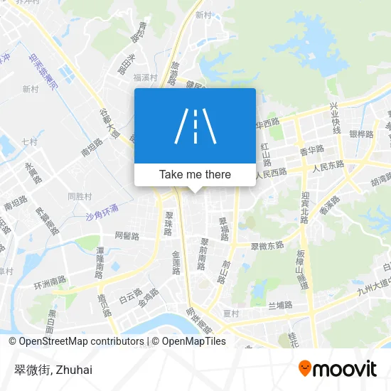 翠微街 map