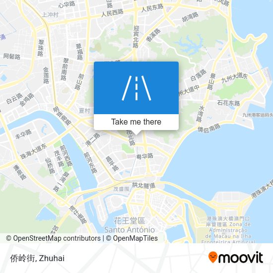 侨岭街 map