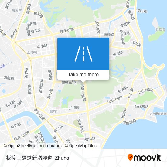 板樟山隧道新增隧道 map