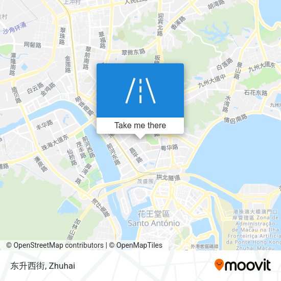 东升西街 map