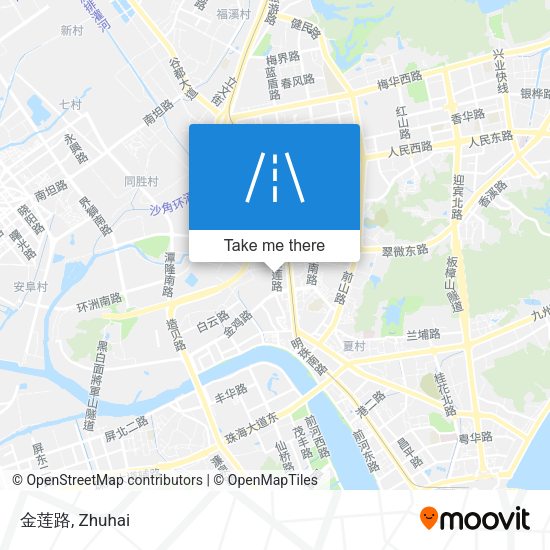 金莲路 map