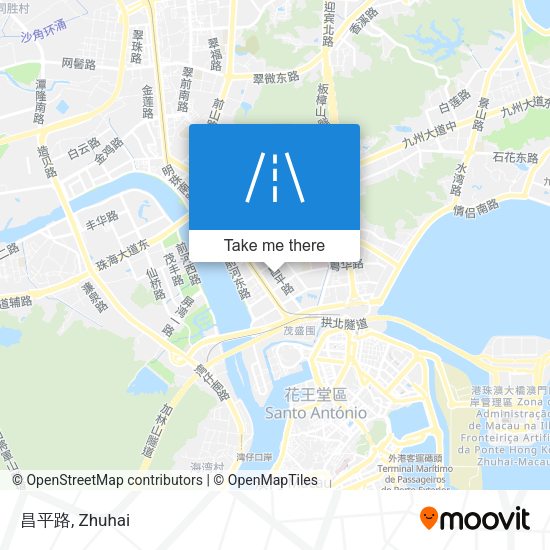 昌平路 map
