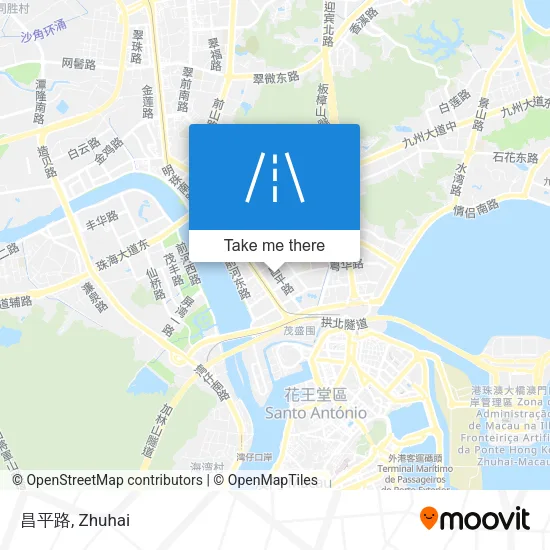昌平路 map