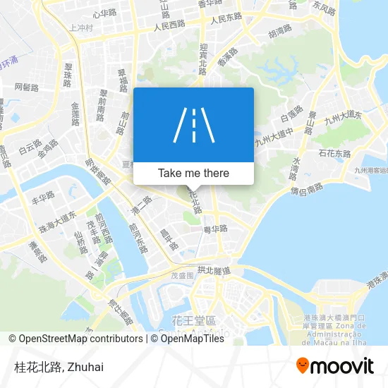 桂花北路 map