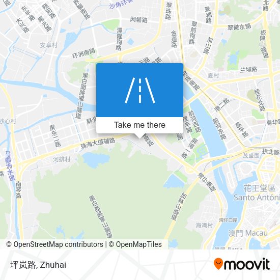 坪岚路 map