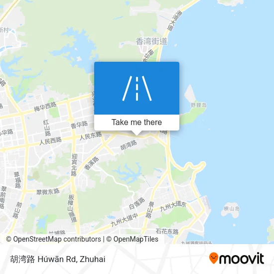 胡湾路 Húwān Rd map