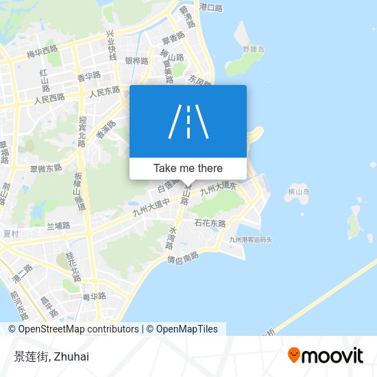 景莲街 map