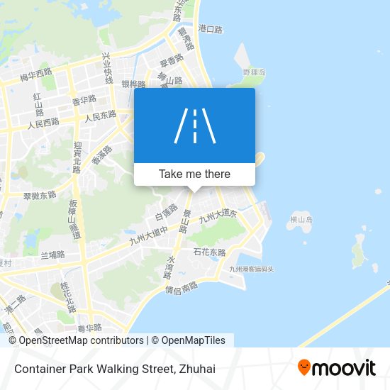Container Park Walking Street map