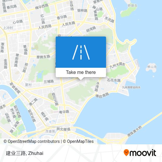 建业三路 map