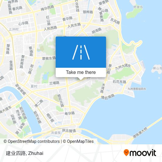 建业四路 map