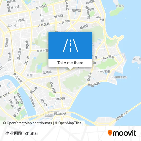 建业四路 map