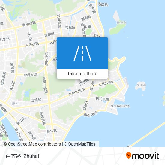 白莲路 map