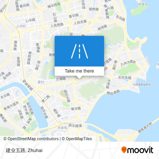 建业五路 map