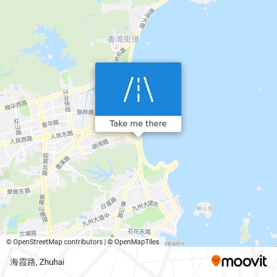 海霞路 map