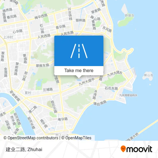 建业二路 map