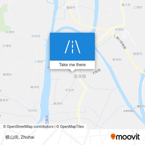 横山街 map