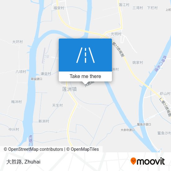 大胜路 map