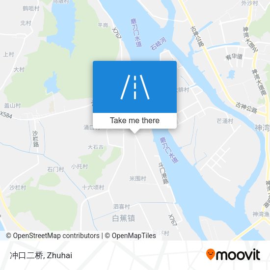 冲口二桥 map