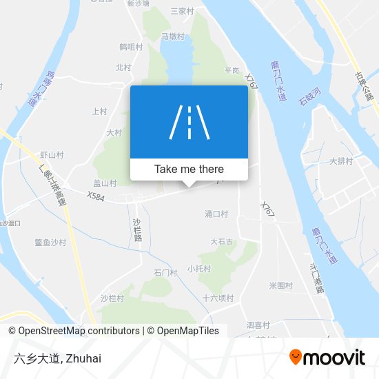 六乡大道 map