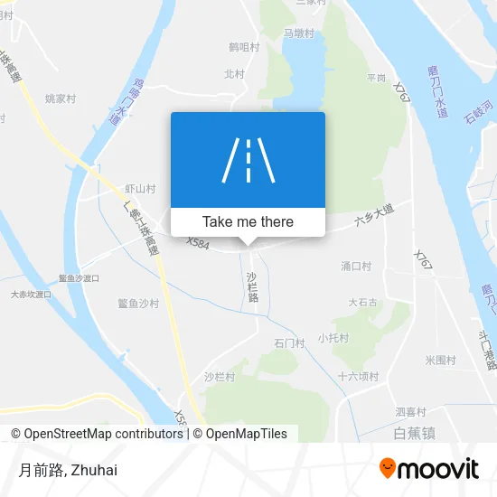 月前路 map